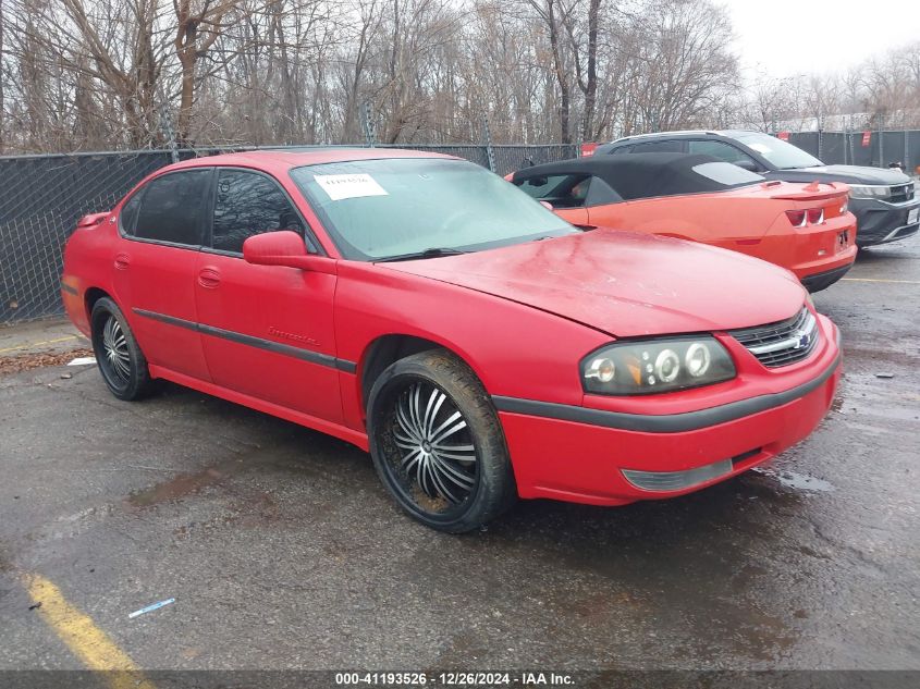 2003 Chevrolet Impala Ls VIN: 2G1WH55K439254761 Lot: 41193526