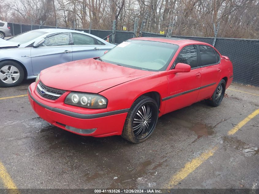 2003 Chevrolet Impala Ls VIN: 2G1WH55K439254761 Lot: 41193526