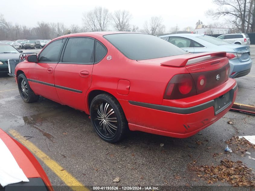 2003 Chevrolet Impala Ls VIN: 2G1WH55K439254761 Lot: 41193526