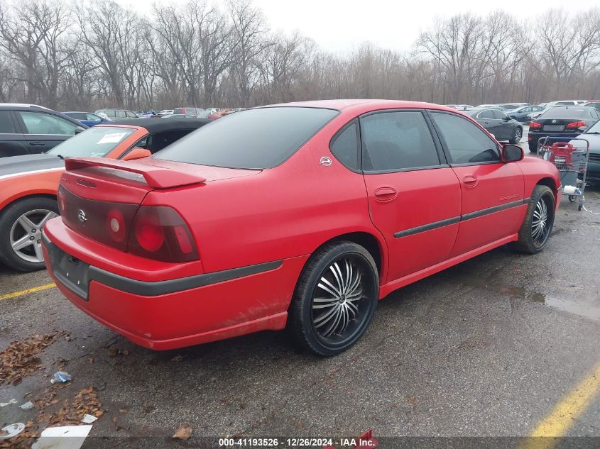 2003 Chevrolet Impala Ls VIN: 2G1WH55K439254761 Lot: 41193526