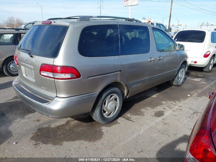 2001 Toyota Sienna Xle VIN: 4T3ZF13C91U383970 Lot: 41193531