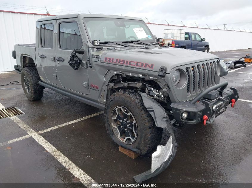 2020 Jeep Gladiator Rubicon 4X4 VIN: 1C6JJTBG4LL168635 Lot: 41193544