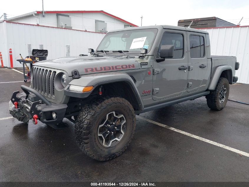 2020 Jeep Gladiator Rubicon 4X4 VIN: 1C6JJTBG4LL168635 Lot: 41193544