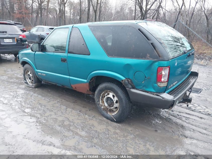 1996 Chevrolet Blazer VIN: 1GNCT18WXTK143881 Lot: 41193548