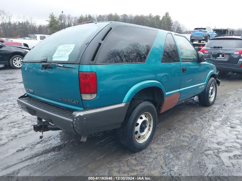 1996 Chevrolet Blazer VIN: 1GNCT18WXTK143881 Lot: 41193548