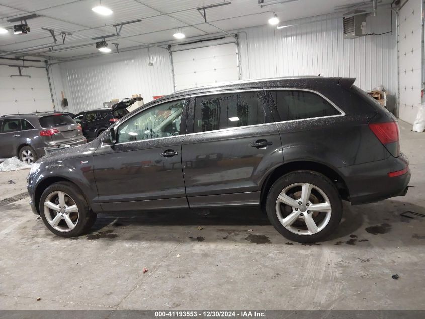 2014 Audi Q7 3.0T S Line Prestige VIN: WA1DGAFEXED000815 Lot: 41193553