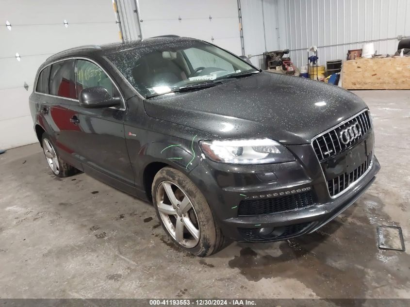 2014 Audi Q7 3.0T S Line Prestige VIN: WA1DGAFEXED000815 Lot: 41193553