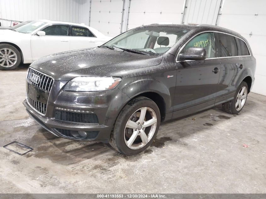 2014 Audi Q7 3.0T S Line Prestige VIN: WA1DGAFEXED000815 Lot: 41193553