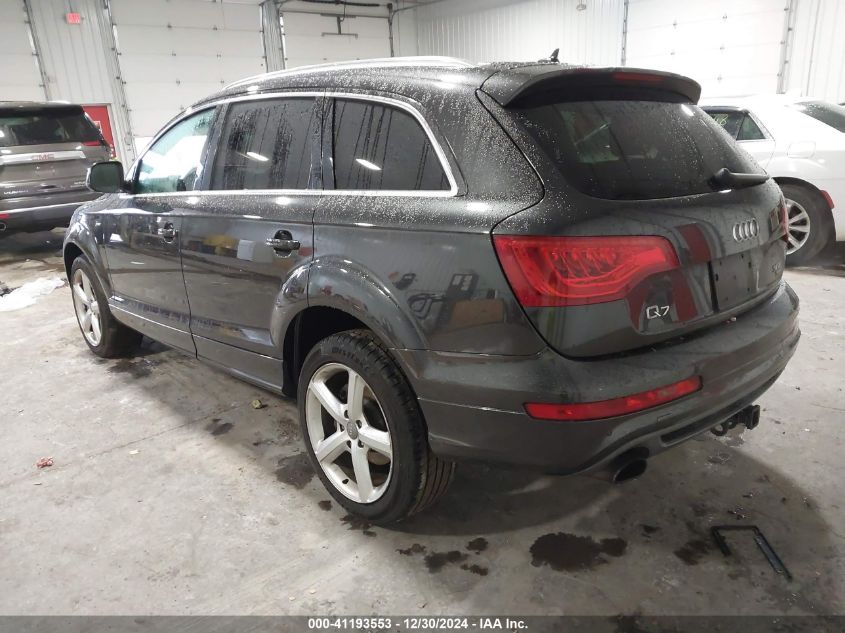 2014 Audi Q7 3.0T S Line Prestige VIN: WA1DGAFEXED000815 Lot: 41193553