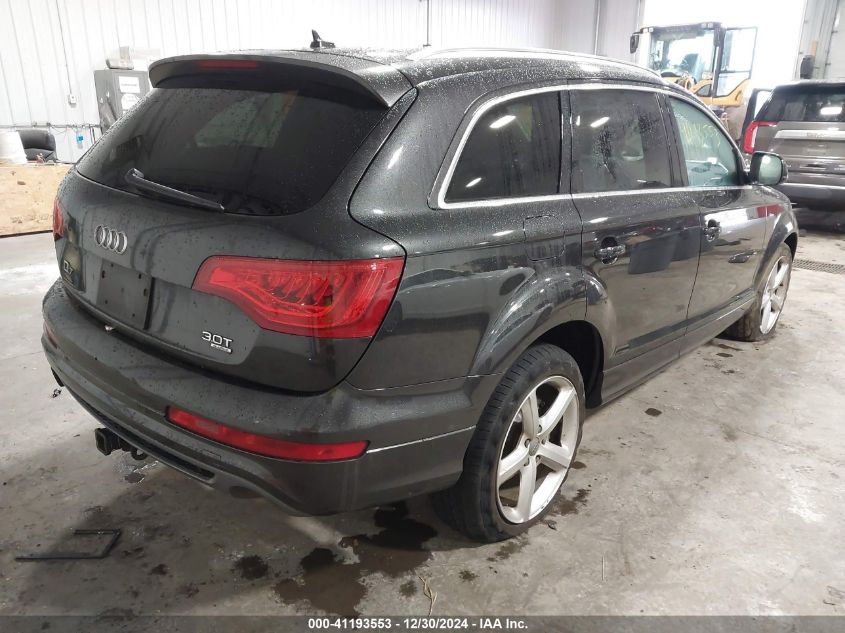 2014 Audi Q7 3.0T S Line Prestige VIN: WA1DGAFEXED000815 Lot: 41193553