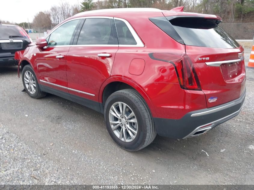 2022 Cadillac Xt5 Fwd Premium Luxury VIN: 1GYKNCRS2NZ135669 Lot: 41193585