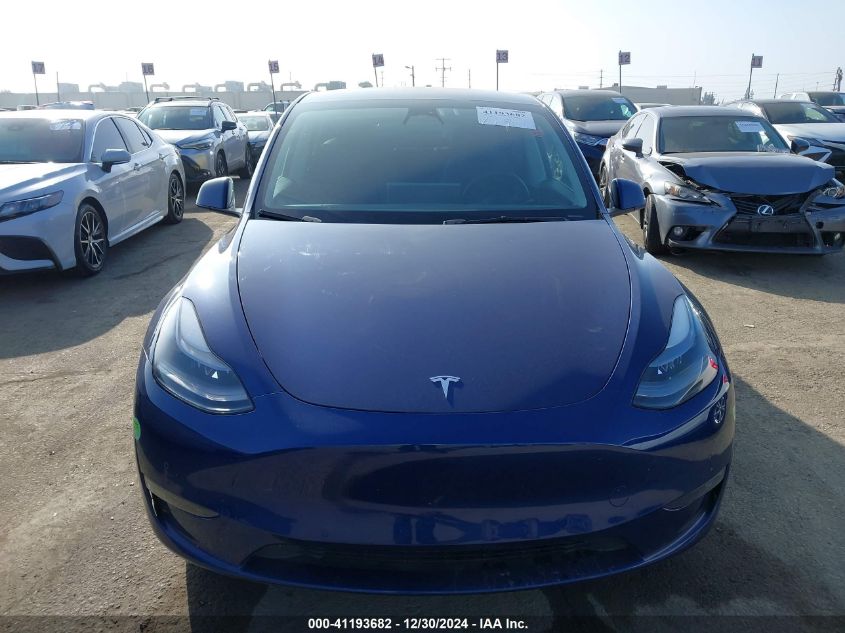 2022 Tesla Model Y VIN: 7SAYGAEE8NF547022 Lot: 41193682