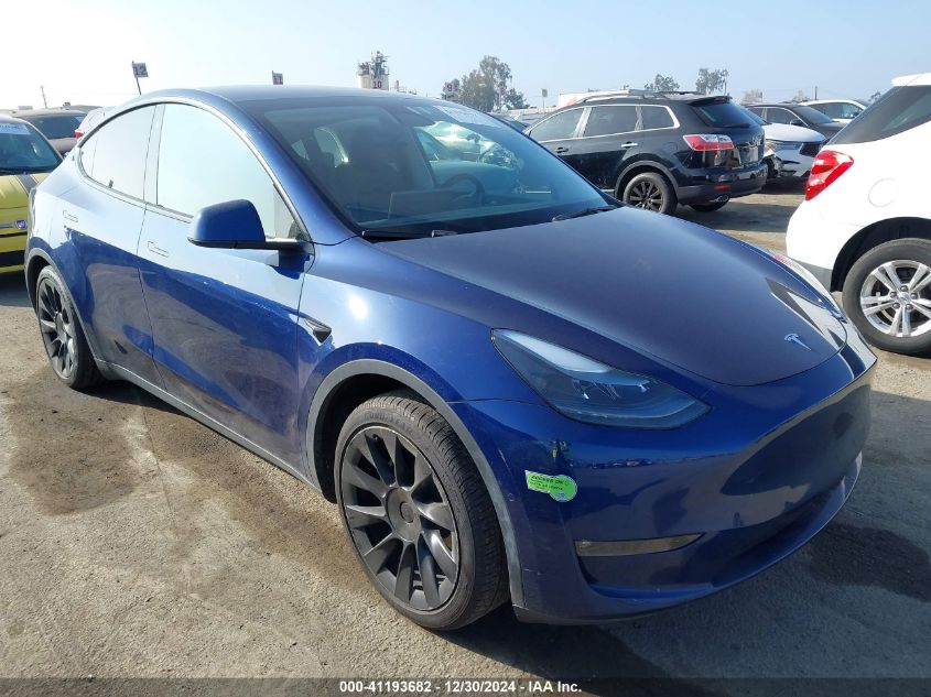 2022 Tesla Model Y VIN: 7SAYGAEE8NF547022 Lot: 41193682