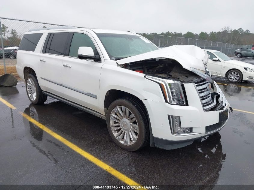 2018 Cadillac Escalade Esv Platinum VIN: 1GYS4KKJ1JR262938 Lot: 41193745