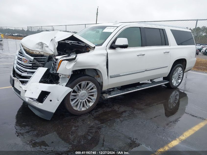 2018 Cadillac Escalade Esv Platinum VIN: 1GYS4KKJ1JR262938 Lot: 41193745