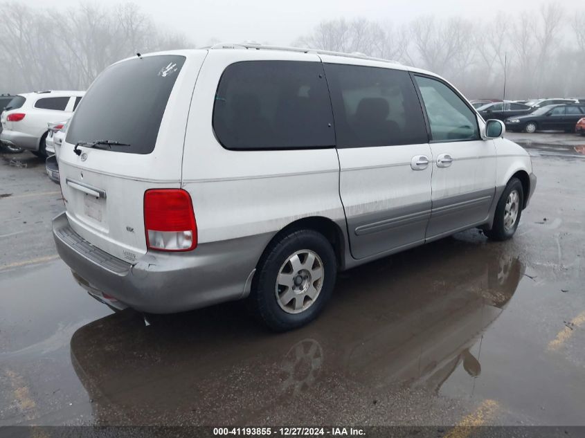 2002 Kia Sedona Ex/Lx VIN: KNDUP131726256532 Lot: 41193855