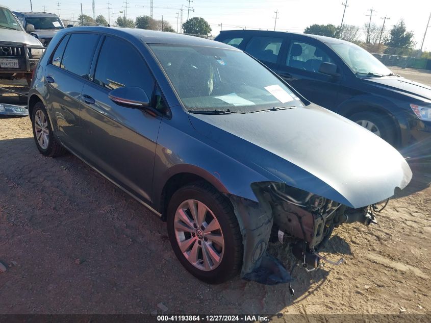 2018 Volkswagen Golf Tsi S/Tsi Se VIN: 3VWG17AU6JM251655 Lot: 41193864