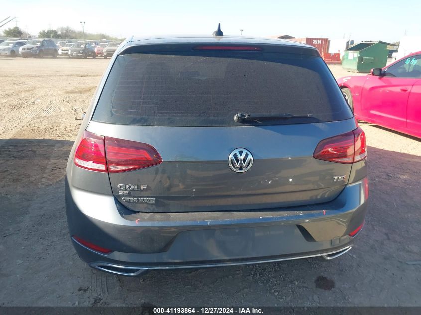 2018 Volkswagen Golf Tsi S/Tsi Se VIN: 3VWG17AU6JM251655 Lot: 41193864