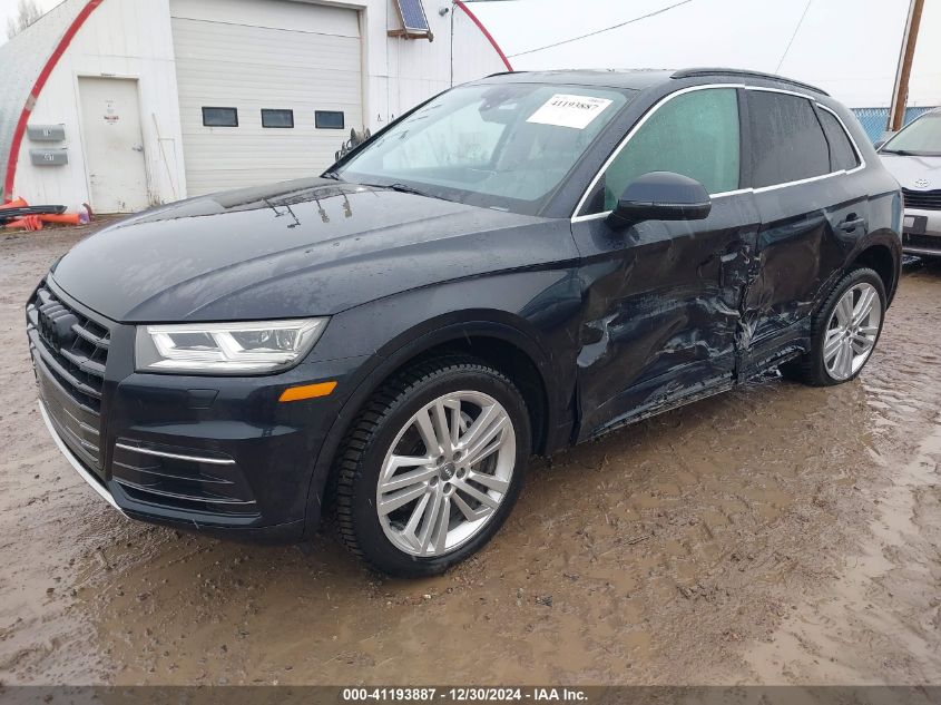 2019 Audi Q5 45 Premium VIN: WA1BNAFY8K2082851 Lot: 41193887