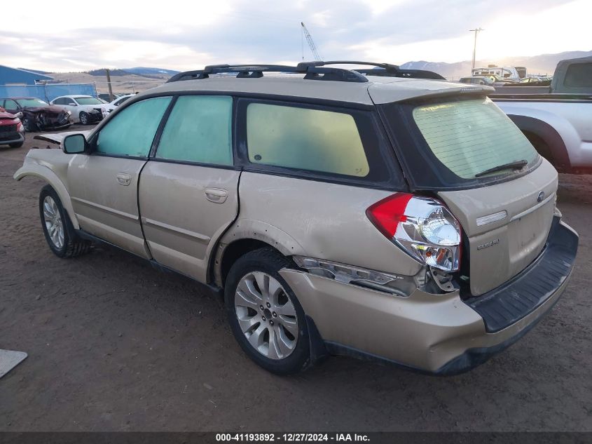 2008 Subaru Outback 2.5Xt Limited VIN: 4S4BP63C186304066 Lot: 41193892