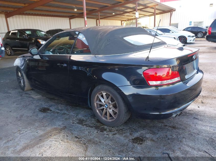 2011 BMW 128I VIN: WBAUL7C51BVM81078 Lot: 41193904