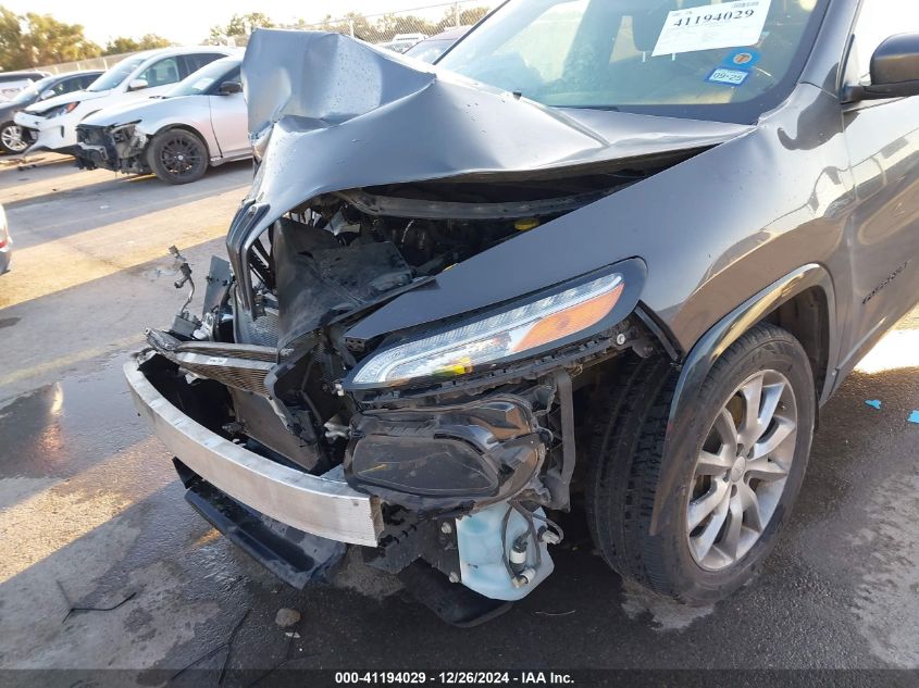 2018 Jeep Cherokee Latitude Tech Connect Fwd VIN: 1C4PJLCB9JD587626 Lot: 41194029