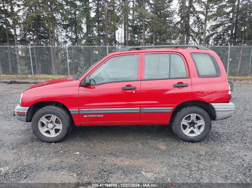 2003 Chevrolet Tracker Hard Top Base VIN: 2CNBJ134336937796 Lot: 41194030