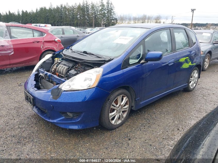 2010 Honda Fit Sport VIN: JHMGE8H40AS005497 Lot: 41194037