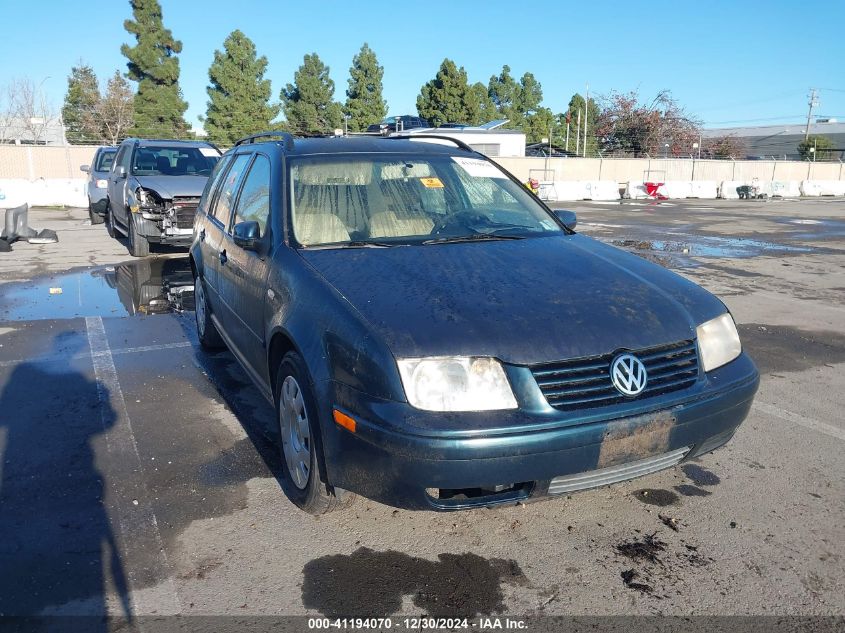 2003 Volkswagen Jetta Wagon Gl VIN: WVWRP61J43W119989 Lot: 41194070