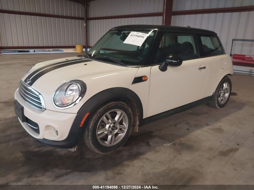 2012 Mini Cooper VIN: WMWSU3C55CT542152 Lot: 41194098