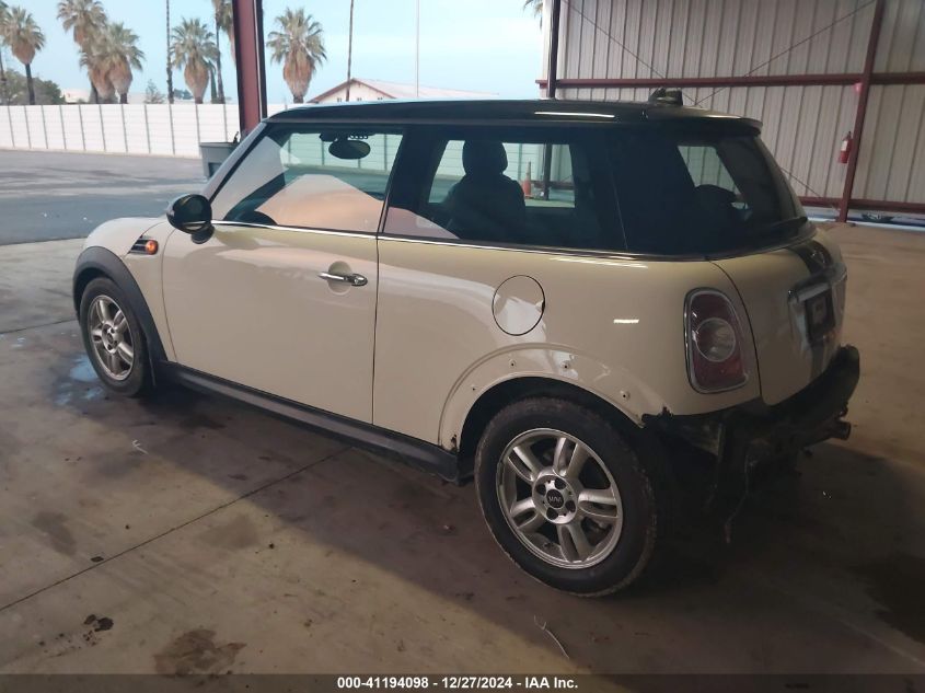 2012 Mini Cooper VIN: WMWSU3C55CT542152 Lot: 41194098