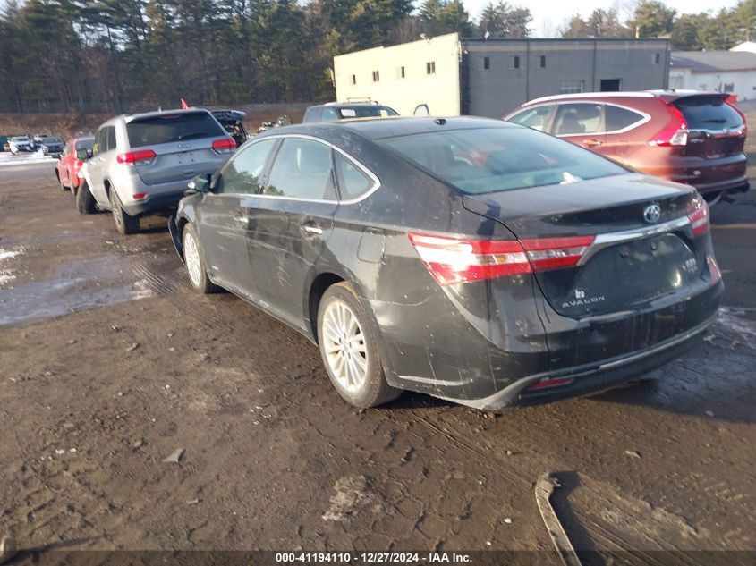 2014 Toyota Avalon Hybrid Xle Touring VIN: 4T1BD1EB6EU021556 Lot: 41194110