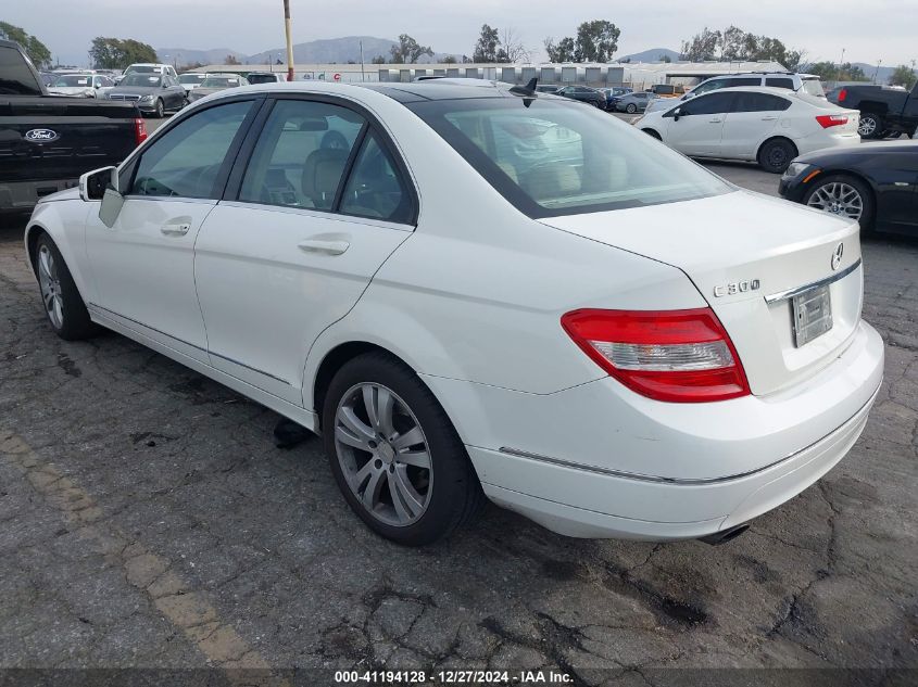 2010 Mercedes-Benz C 300 Luxury/Sport VIN: WDDGF5EB8AF472195 Lot: 41194128