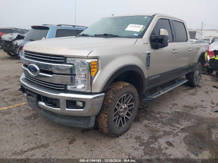 2017 Ford F250 Lariat VIN: 1FT7W2BT0HED41672 Lot: 41194165