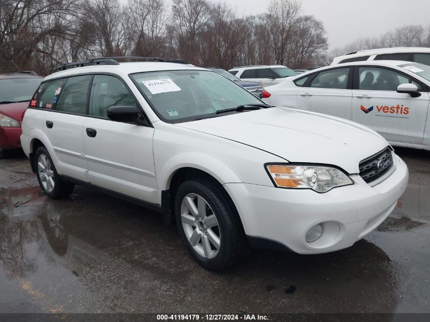 2006 Subaru Outback 2.5I VIN: 4S4BP61C367316665 Lot: 41194179