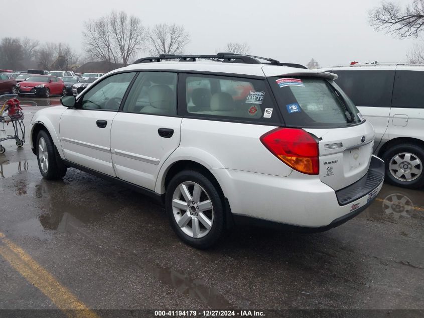 2006 Subaru Outback 2.5I VIN: 4S4BP61C367316665 Lot: 41194179