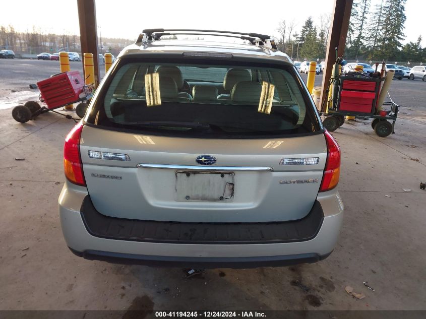 2005 Subaru Outback 2.5I VIN: 4S4BP61CX57300445 Lot: 41194245