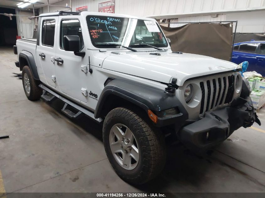 2020 Jeep Gladiator Sport S 4X4 VIN: 1C6HJTAG3LL174295 Lot: 41194256