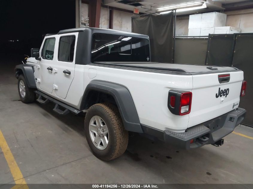 2020 Jeep Gladiator Sport S 4X4 VIN: 1C6HJTAG3LL174295 Lot: 41194256