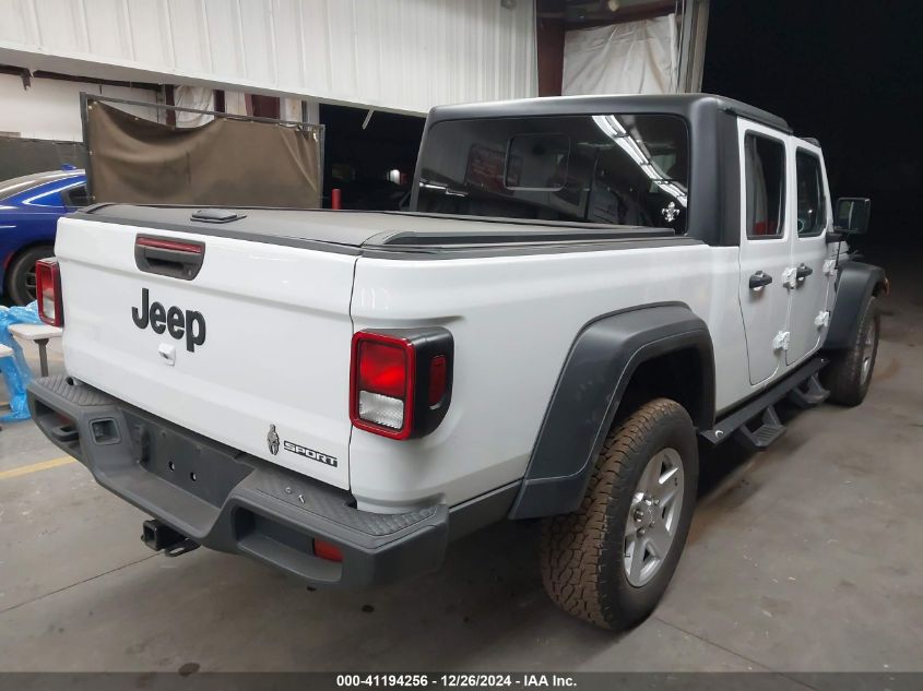 2020 Jeep Gladiator Sport S 4X4 VIN: 1C6HJTAG3LL174295 Lot: 41194256