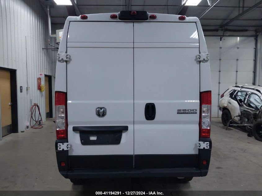 2023 Ram Promaster 2500 High Roof 159 Wb VIN: 3C6LRVDG3PE552897 Lot: 41194291