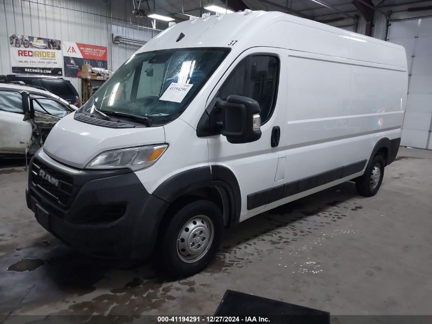 2023 Ram Promaster 2500 High Roof 159 Wb VIN: 3C6LRVDG3PE552897 Lot: 41194291