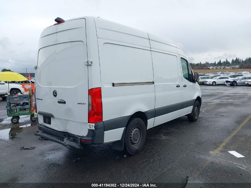 2020 Mercedes-Benz Sprinter 2500 Standard Roof V6 VIN: W1Y4EBHY2LT020368 Lot: 41194302