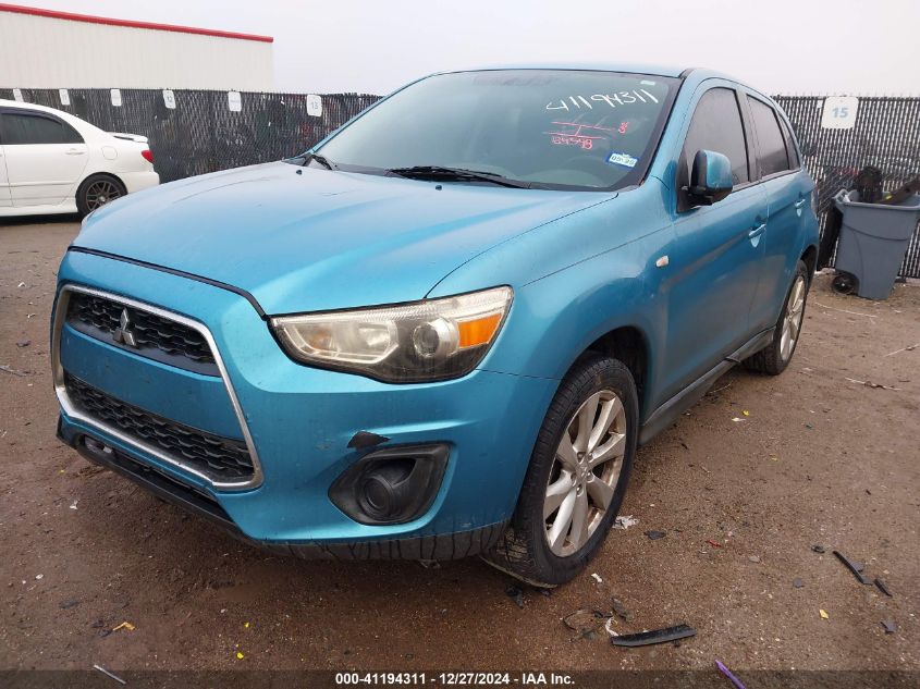 2014 Mitsubishi Outlander Sport Es VIN: 4A4AP3AU6EE011834 Lot: 41194311