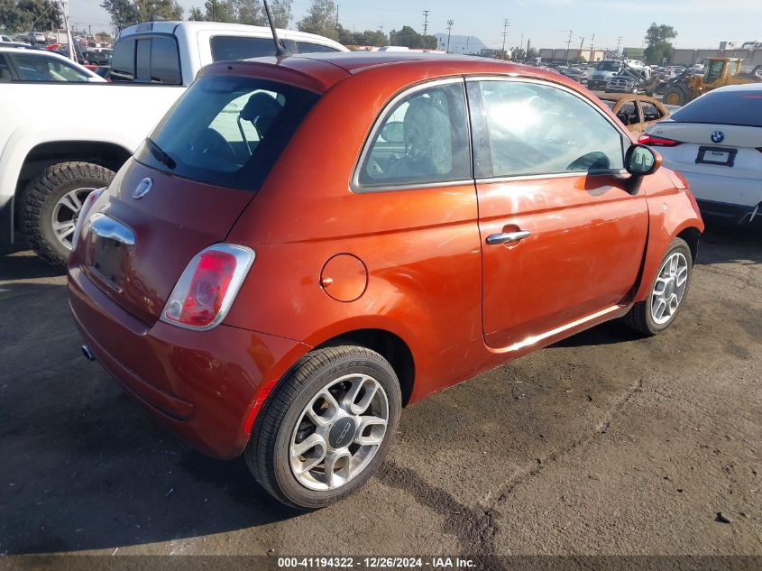 2015 Fiat 500 Pop VIN: 3C3CFFARXFT508777 Lot: 41194322