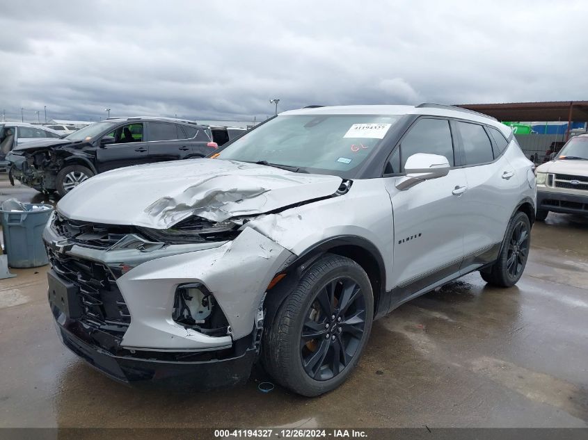 2020 Chevrolet Blazer Fwd Rs VIN: 3GNKBERS1LS604956 Lot: 41194327