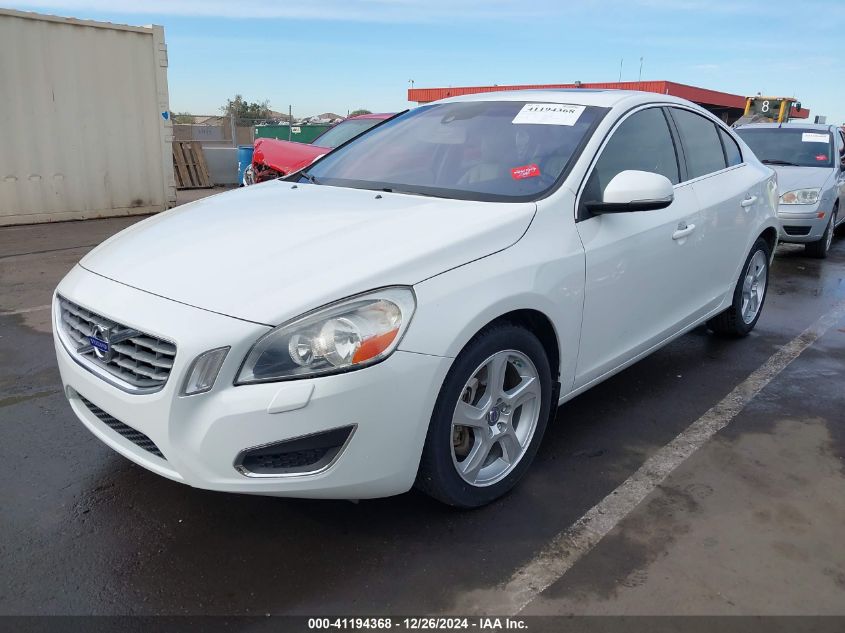 2013 Volvo S60 T5 VIN: YV1612FS5D2199126 Lot: 41194368