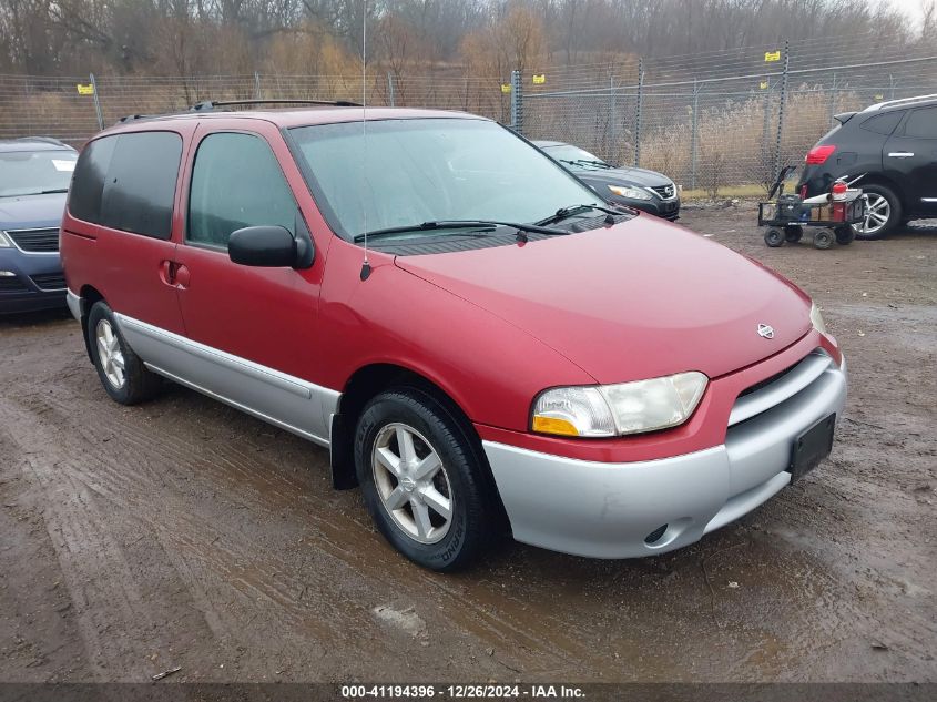 2002 Nissan Quest Gle VIN: 4N2ZN17T42D806155 Lot: 41194396