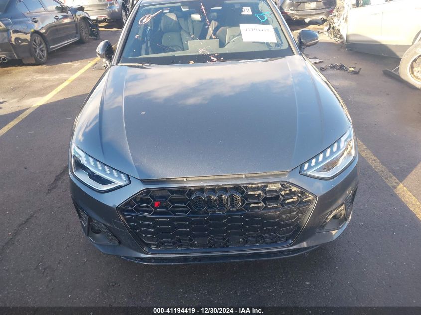 2023 Audi S4 Premium Plus Tfsi Quattro Tiptronic VIN: WAUB4AF41PA042949 Lot: 41194419