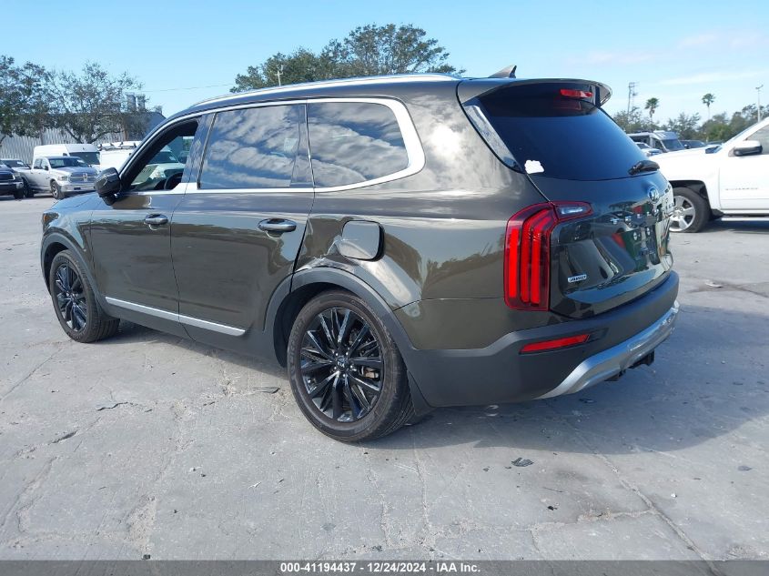 2021 Kia Telluride Sx VIN: 5XYP5DHC7MG165033 Lot: 41194437